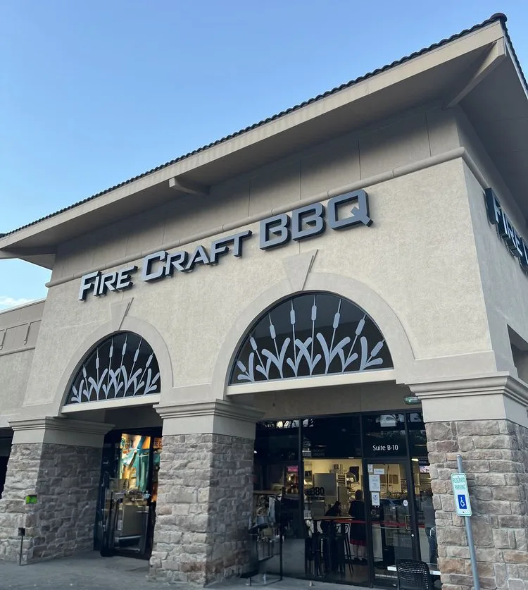 The Fire Craft BBQ storefront at Royal Forest Drive in Kingwood