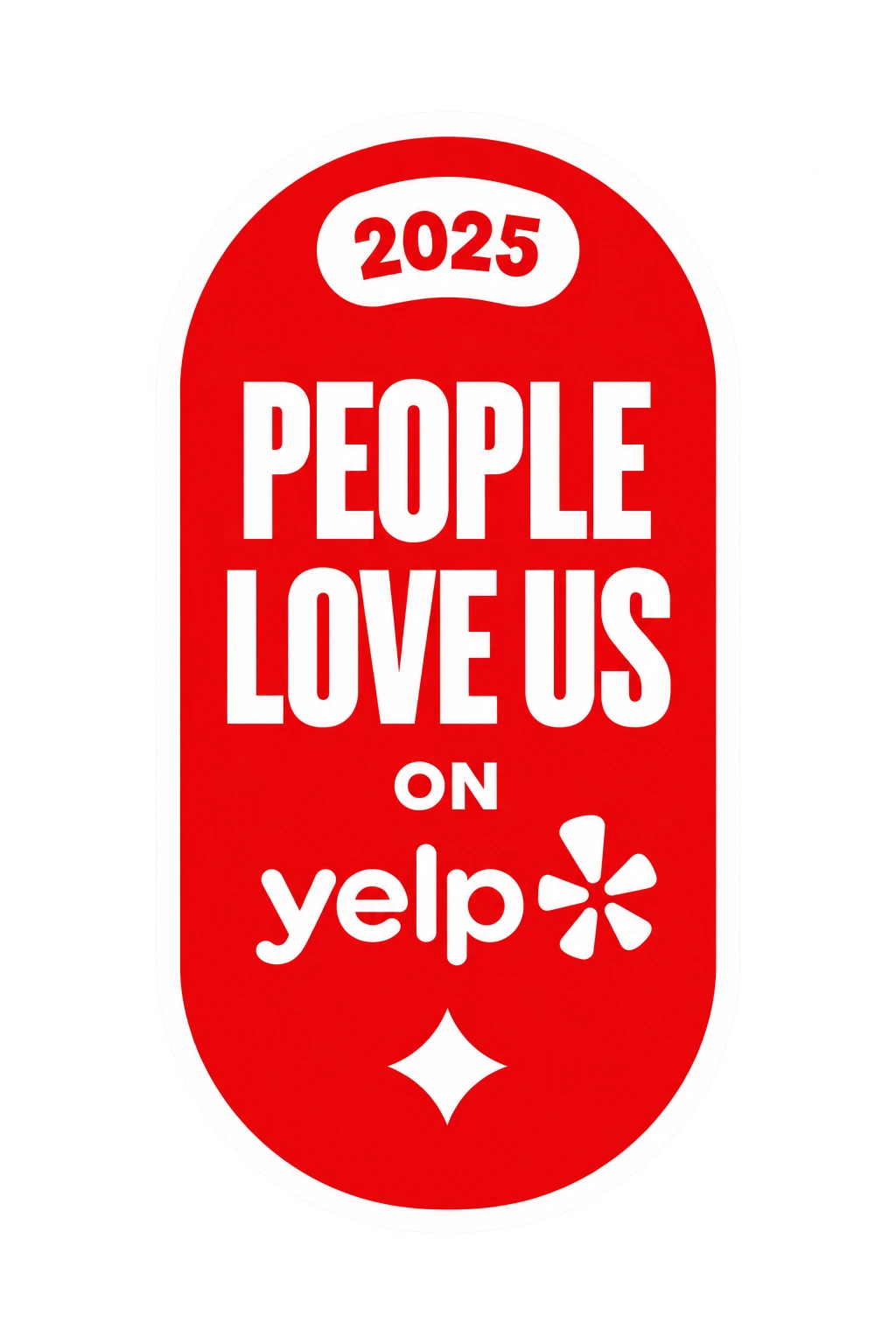 2025 People Love Us on Yelp badge